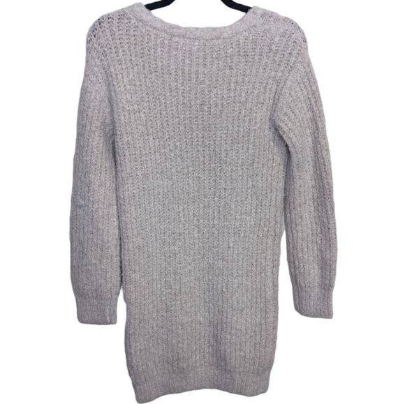 Guess Gray Cable Knit Sweater Dress XS ❄️ - Picture 2 of 6
